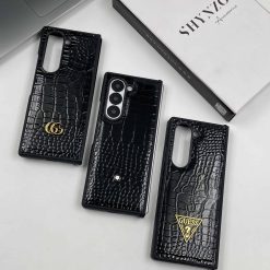 Luxury Croco Patent Leather Case