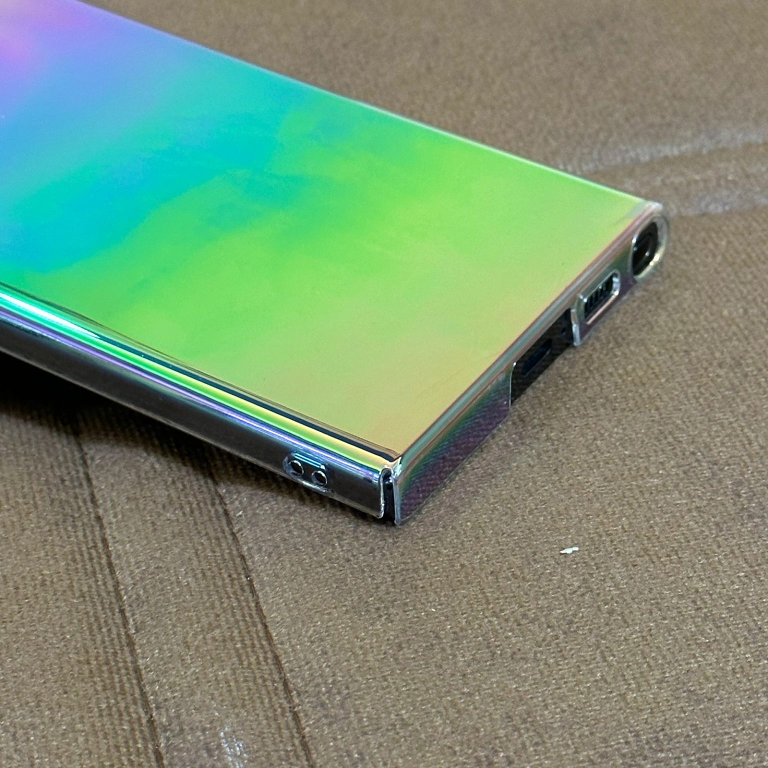 Clear Rainbow Hard Polycarbonate Case S23 Ultra Shynzo