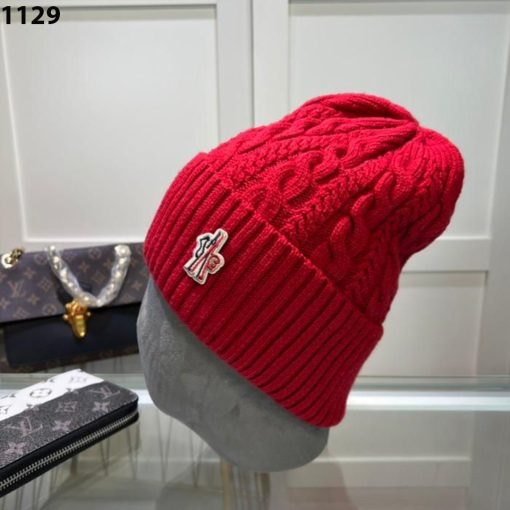 MONCLER Premium Luxury Edition Cashmere Unisex Beanie Caps - Image 5