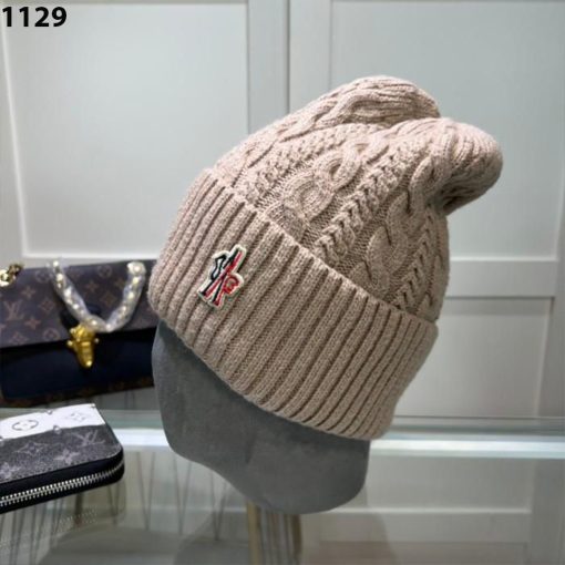 MONCLER Premium Luxury Edition Cashmere Unisex Beanie Caps - Image 7