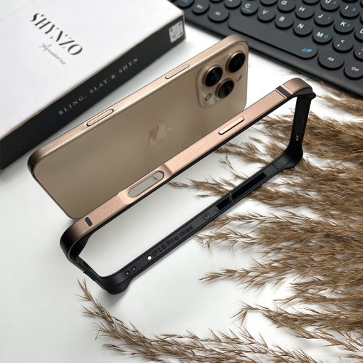 Desert-Titanium Metal Bumper Case