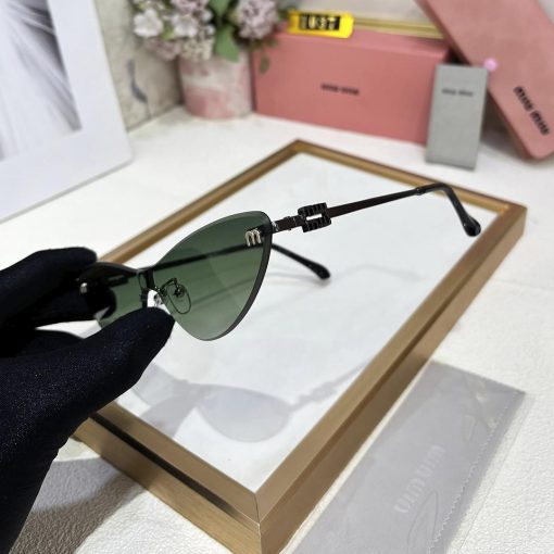 MIU MIU Premium Luxury Women 1037 Aviators - Image 7
