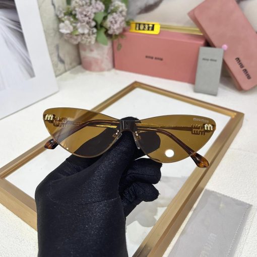 MIU MIU Premium Luxury Women 1037 Aviators - Image 11