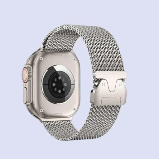 Luxury Titanium Milanese Loop for Apple Watch 42/44/45/49MM - Image 4