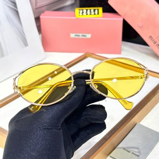 MIU MIU Luxe 22454 Women Aviators - Image 5