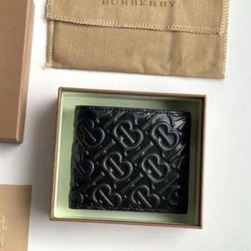 BB Monogram Leather Wallet 504 - Image 3