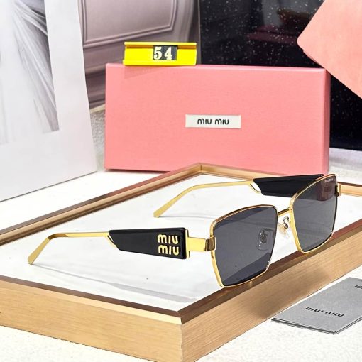 MIU MIU Luxury Premium 54 Women Aviators - Image 2