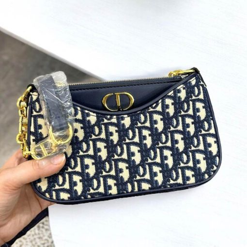 DR Classic Monogram Curved Shoulder Bag - Image 10
