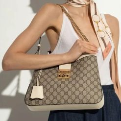 GC Padlock Large Shoulder Bag