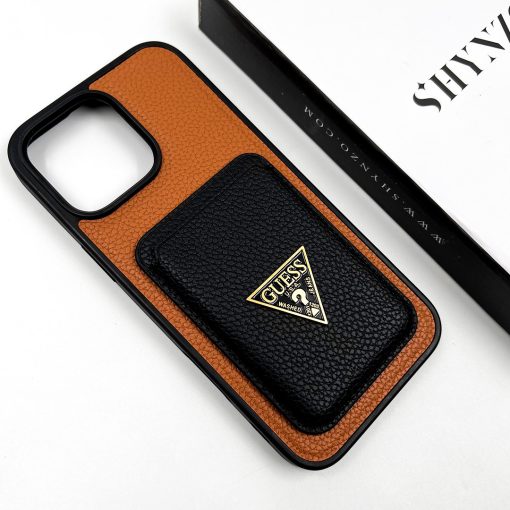 GSS Grain Leather Slim Case for iPhone - Image 3