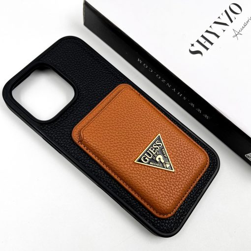 GSS Grain Leather Slim Case for iPhone - Image 2