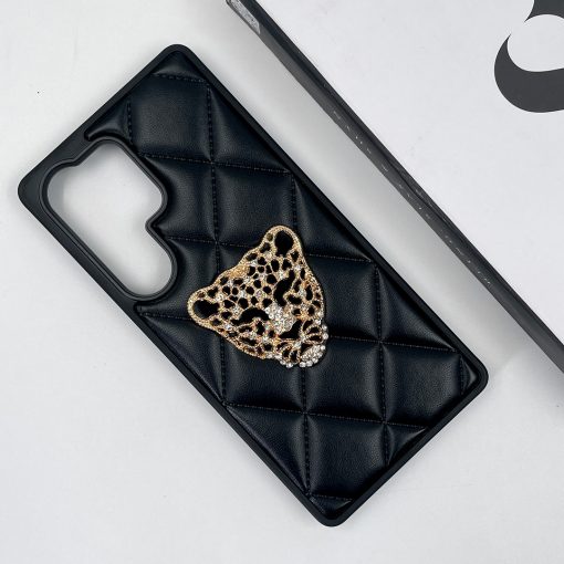 GrandeTiger – Quilted Leather Royal Case S25 Ultra