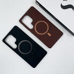 Iconic VelvetForge MagLeather Case For S25 Ultra