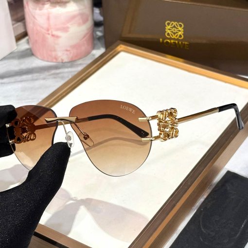 LOEWE Premium Luxury 044 Women Aviators - Image 10