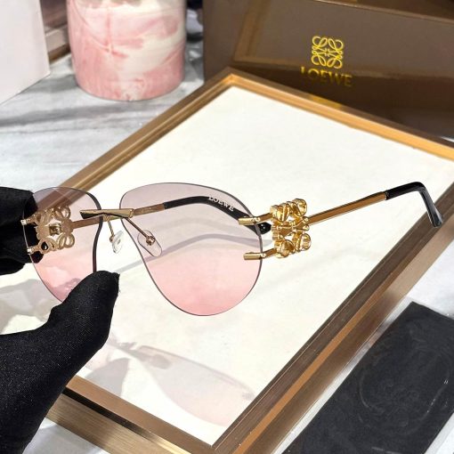 LOEWE Premium Luxury 044 Women Aviators - Image 9