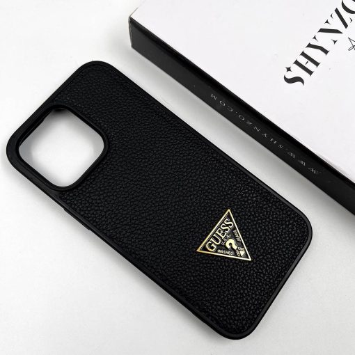 GSS Grain Leather Slim Case for iPhone - Image 4