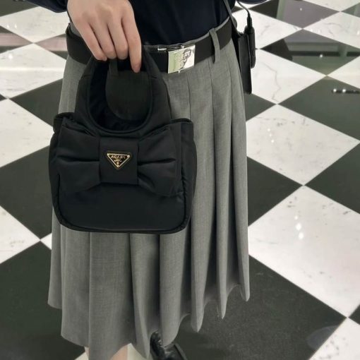 PRDA Re-Nylon Bow Shoulder Bag - Image 3