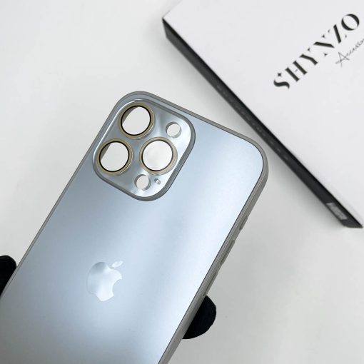 Glass Matte Titanium Grey Magsafe case with Camera Lens - Image 5