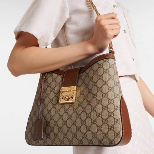 GC Padlock Large Shoulder Bag - Image 3