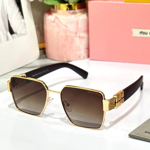 MIU MIU Premium Luxury Women 550 Aviators - Image 2