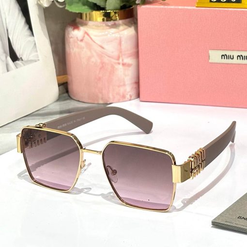 MIU MIU Premium Luxury Women 550 Aviators - Image 3