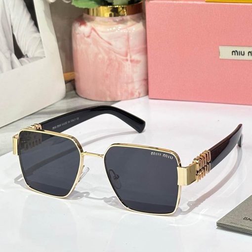 MIU MIU Premium Luxury Women 550 Aviators - Image 4
