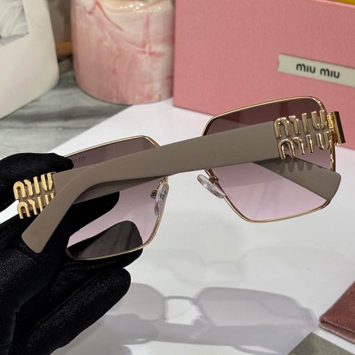 MIU MIU Premium Luxury Women 550 Aviators - Image 9