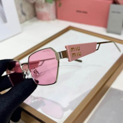 MIU MIU Premium Luxury Women 9188 Aviators - Image 5