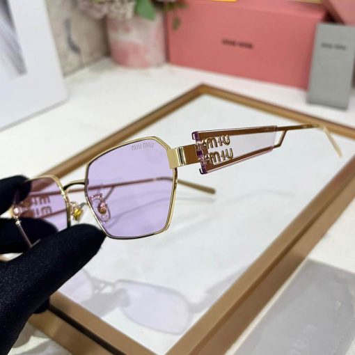 MIU MIU Premium Luxury Women 9188 Aviators - Image 6
