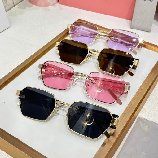 MIU MIU Premium Luxury Women 9188 Aviators - Image 8