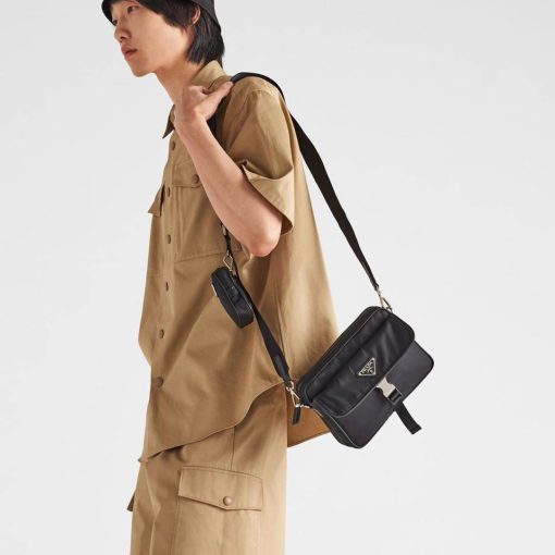 Luxe Premium Re-Nylon Shoulder Bag - Image 7