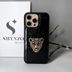 RoyalTiger Diamond Studded Croco Patent Case