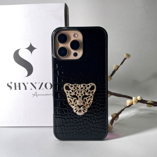 RoyalTiger Diamond Studded Croco Patent Case - Image 5