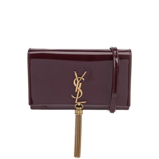 YSL KATE PATENT LATHER STYLE CHAIN BAG - Image 6