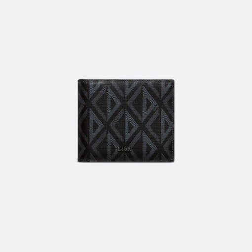 DR Monogram Premium Leather Finish Bi-Fold Wallet - Image 6