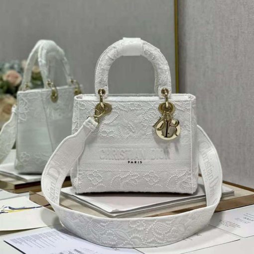 Midnight Lace Embroidered Mini Satchel - Image 8