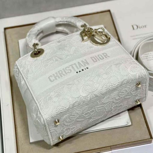 Midnight Lace Embroidered Mini Satchel - Image 12