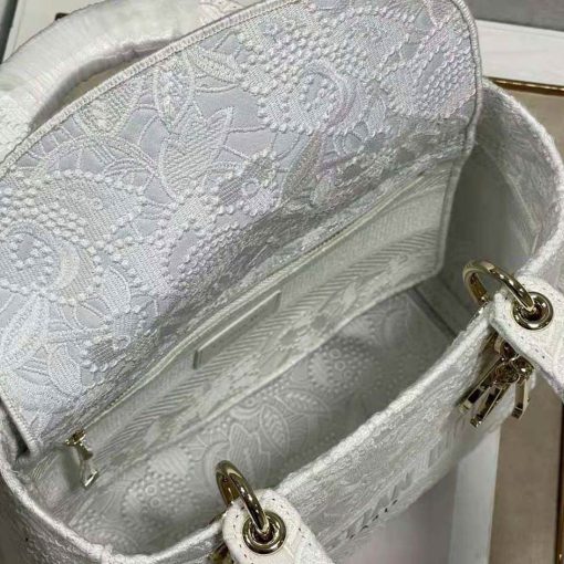 Midnight Lace Embroidered Mini Satchel - Image 13