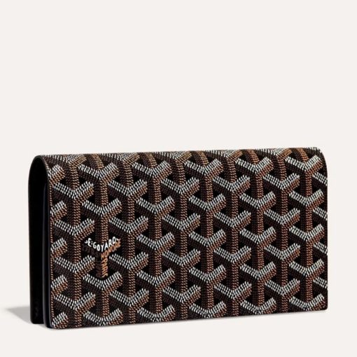 GYD Monogram Leather Long Wallet 515