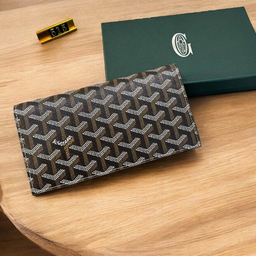 GYD Monogram Leather Long Wallet 515 - Image 2