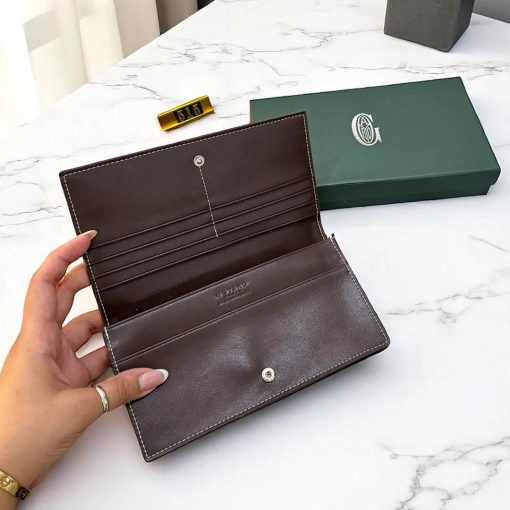 GYD Monogram Leather Long Wallet 515 - Image 3