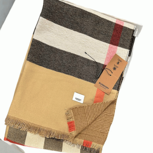 BB LUXURY SEMI WOOLEN COTTON BLEND STOLE SM018 - Image 4