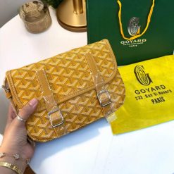Alternative view of Premium Mustard Yellow Geometric Crossbody Bag