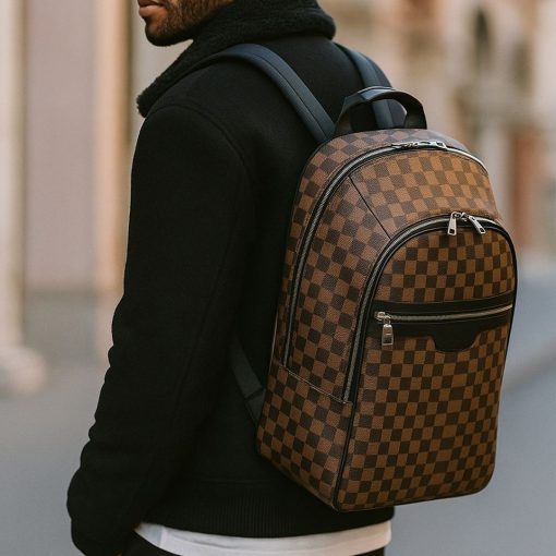 LV Classic Canvas Backpacks - Image 2