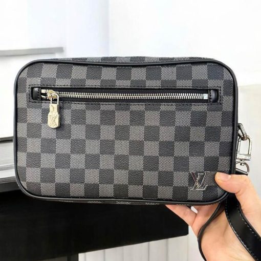 Premium Monogram Print Pochette Bag