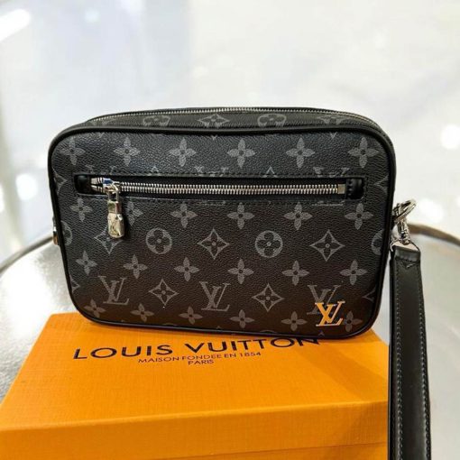 Premium Monogram Print Pochette Bag - Image 7