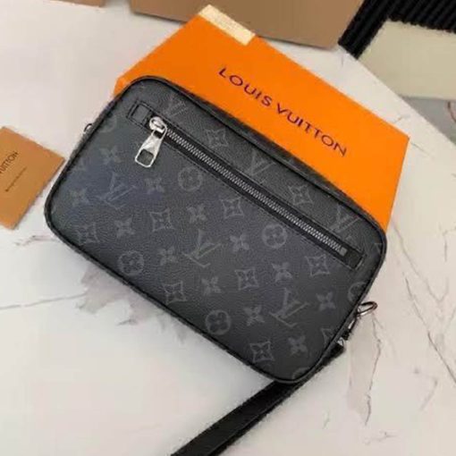 Premium Monogram Print Pochette Bag - Image 4