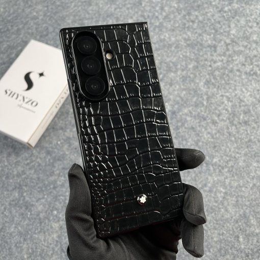 Luxury Croco Patent Leather Case Z Fold 7 - Image 9