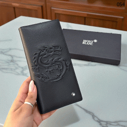 MB Men Premium Leather Long Wallet – 054