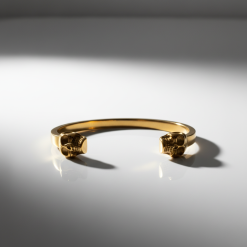 Aurum Mortis - 18k Gold Plated Skull Cuff